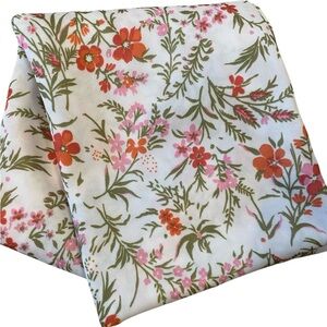 Vintage 1960s MCM Floral Fabric Crafting